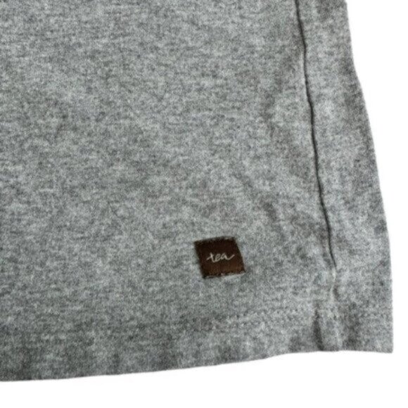 Tea Collection | Gray Short Sleeve Shirt Shift Dress Size 5T - Picture 5 of 6